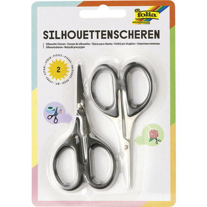 folia Ciseaux silhouette - kit, longueur: 105 mm, kit de 2