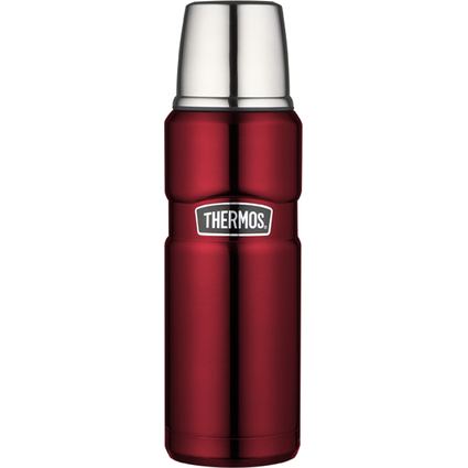 THERMOS Bouteille isotherme STAINLESS KING, 0,47 litre,rouge