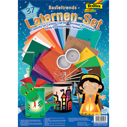 folia Set de bricolage pour lanternes, 37 pices