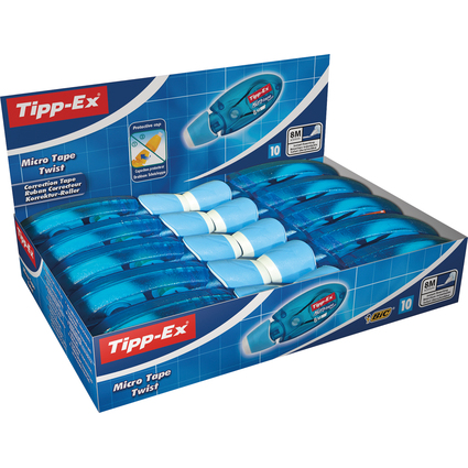 Tipp-Ex Ruban correcteur "Micro Tape Twist", prsentoir