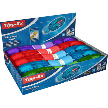 Tipp-Ex Ruban correcteur "Micro Tape Twist", prsentoir