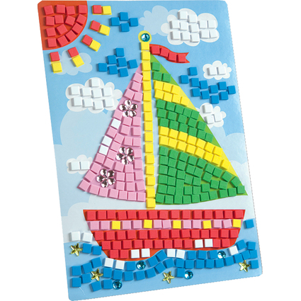 folia Mosaique de mousse caoutchouc "bateau", 405 pices