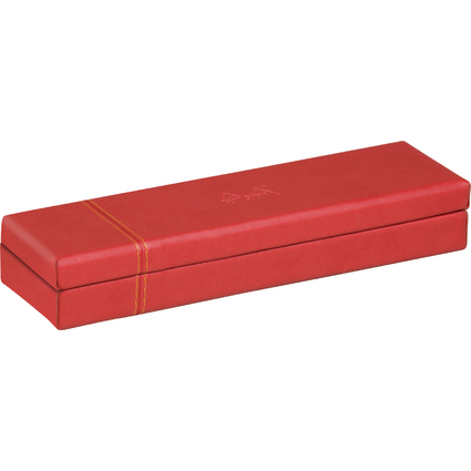 RHODIA Plumier, en simili cuir, coquelicot