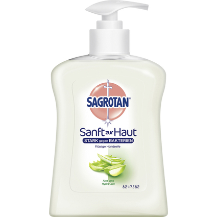 SAGROTAN Savon pour mains Aloe Vera, flacon  pompe 250 ml