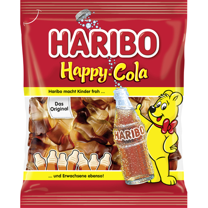 HARIBO Bonbon glifi aux fruits HAPPY COLA, sachet 175 g