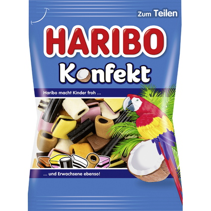 HARIBO Bonbon glifi aux fruits KONFEKT, sachet de 175 g