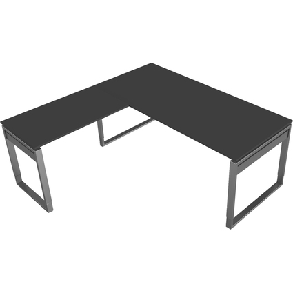 kerkmann Bureau Form 5, (L)1.800 x (P)800 mm, anthracite