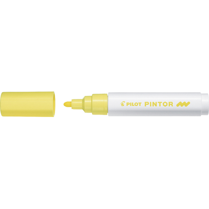 PILOT Marqueur  pigment PINTOR, medium, jaune pastel