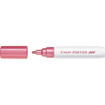 PILOT Marqueur  pigment PINTOR, medium, rose mtallique