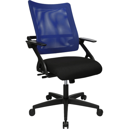 Topstar Fauteuil de bureau "New S'move", noir / bleu