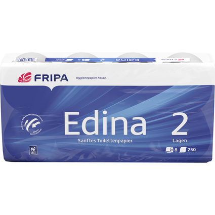Fripa Papier toilette Edina, 2 couches, extra blanc