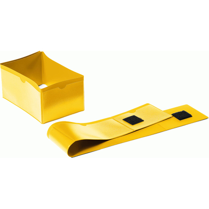 DURABLE Porte-tiquette pour pied de palette, jaune