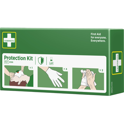 CEDERROTH Kit de protection premiers secours, 3 pices