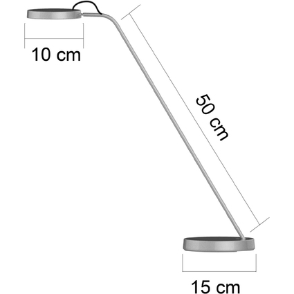 UNiLUX Lampe de bureau  LED EYELIGHT, argent