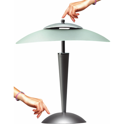 UNiLUX Lampe de bureau  LED CRISTAL, argent
