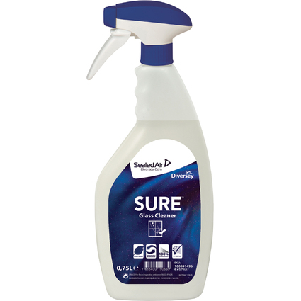 SURE Nettoyant pour vitre "Glass Cleaner", pulvrisateur de