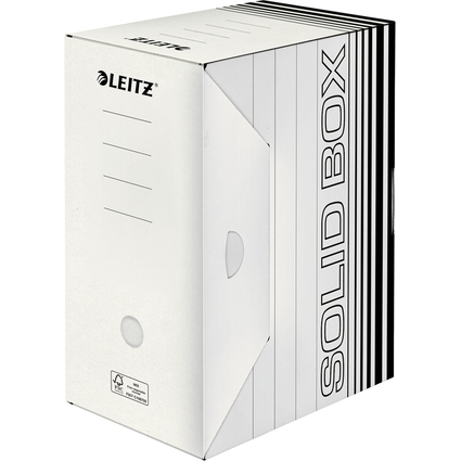LEITZ Bote  archives Solid, (L)150 mm, blanc/noir,