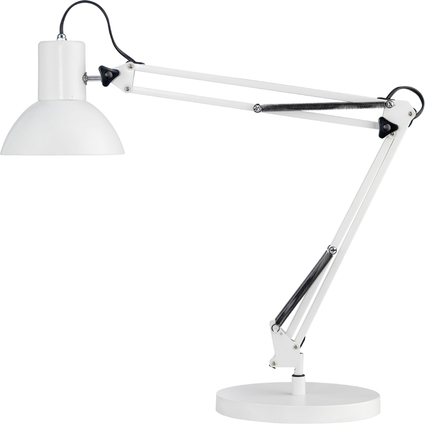UNiLUX Lampe de bureau SUCCESS 80, pince/socle, blanc