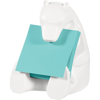 Post-it Distributeur Z-Notes Super Sticky "BEAR", blanc