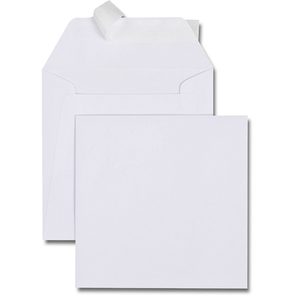 GPV Enveloppes 150 x 150 mm, sans fentre, blanc