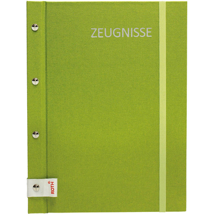 ROTH Zeugnismappe Metallium mit Buchschrauben, grn