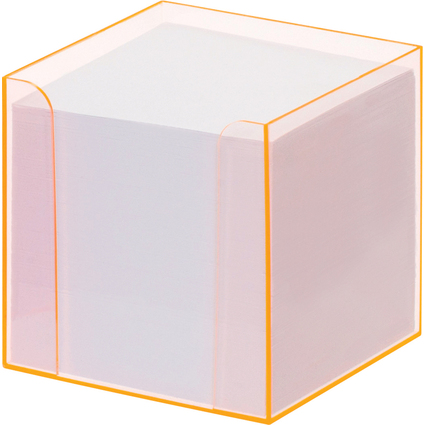 folia Bloc cube avec botier "Luxbox" orange, quip