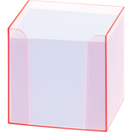 folia Bloc cube avec botier "Luxbox" rose, quip