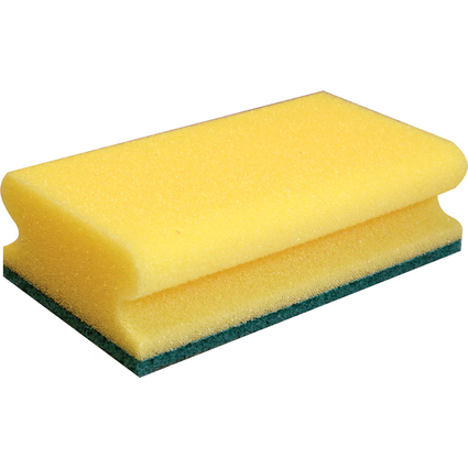 HYGOCLEAN Eponge de nettoyage CLASSIC, 150 x 95 mm, jaune