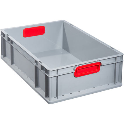 allit Bac de rangement ProfiPlus EuroBox 617, gris/rouge