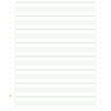 EXACOMPTA Papier listing en continu, 240 mm x 11" (27,94 mm)