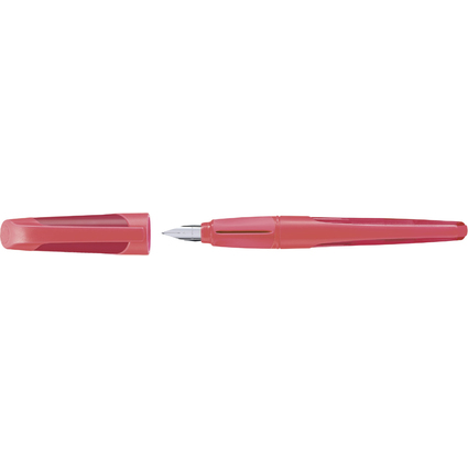 STABILO Stylo plume EASYbuddy A, droitiers, corail/rouge
