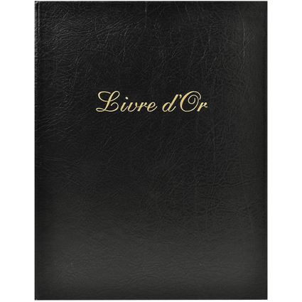 EXACOMPTA Livre d'Or Alpille, 220 x 260 mm, noir