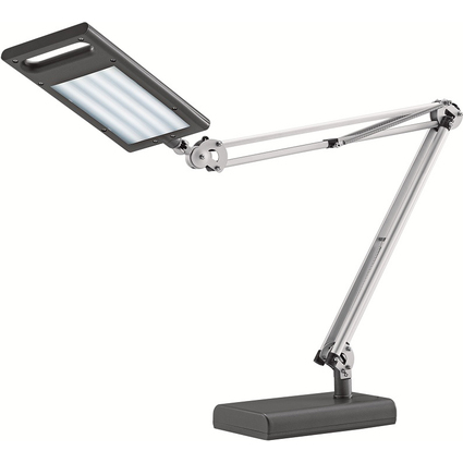 Hansa Lampe de bureau LED 4 Work, socle et pince, anthracite