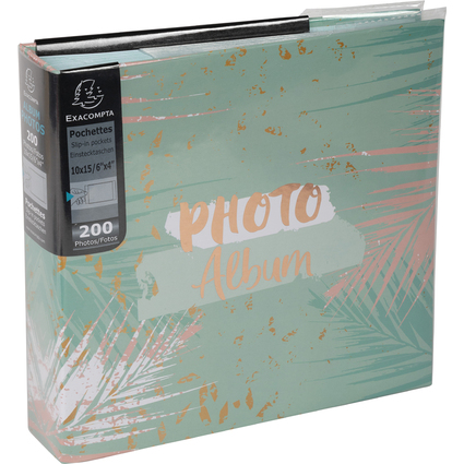 EXACOMPTA Album  pochettes Citation, 225 x 220 mm, vert