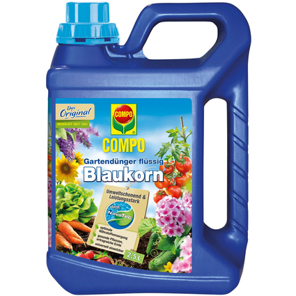 COMPO Gartendnger Blaukorn NovaTec flssig, 2,5 Liter