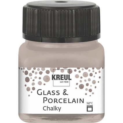 KREUL Peinture pour verre et porcelaine Chalky, Noble Nougat