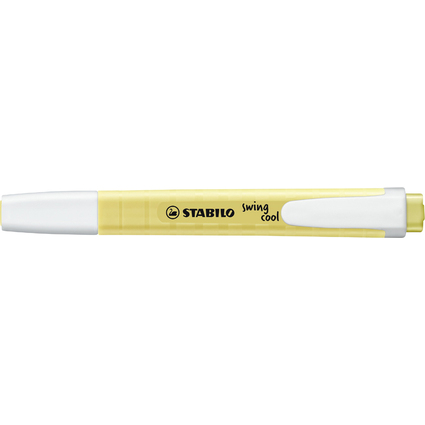 STABILO Surligneur swing cool Pastel Edition, crme de jaune