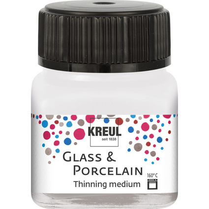 KREUL Diluant pour peinture "Glass & Porcelain", 20 ml