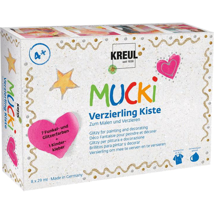 KREUL Dco fantaisie "MUCKI", coffret 7 + 1