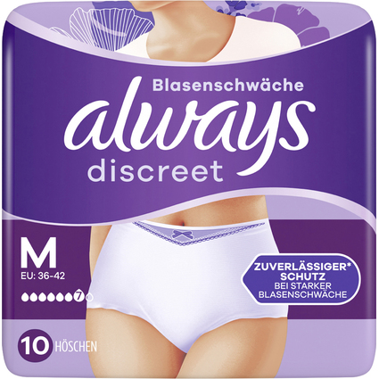 always discreet Inkontinenz-Hschen Pants Plus, Gre: M