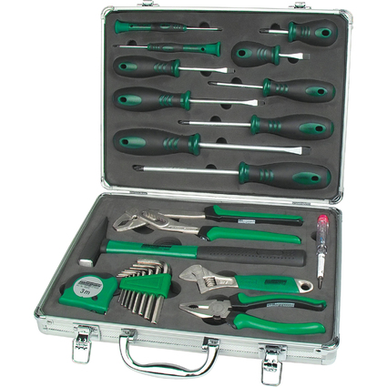BRDER MANNESMANN Kit d'outils, 24 pices, dans un coffret