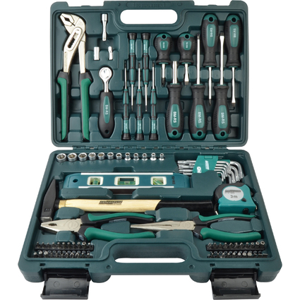 BRDER MANNESMANN Bote  outils, 87 pices, en coffret