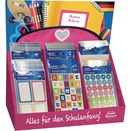 AVERY Zweckform Back To School - Assortiment, prsentoir