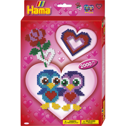 Hama Perles  repasser midi "Love", coffret cadeau