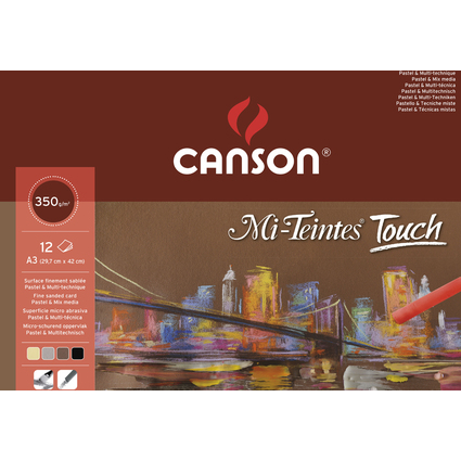 CANSON Bloc de feuilles  dessin "Mi-Teintes Touch",