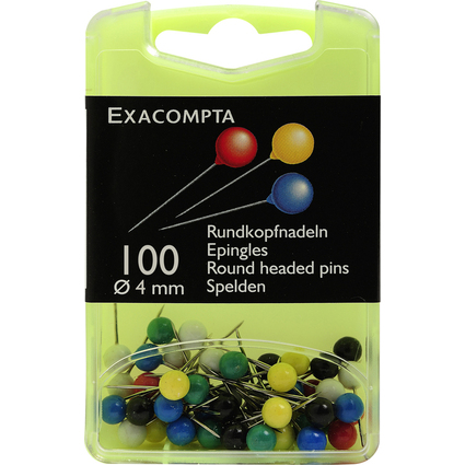 EXACOMPTA Epingle de signalisation, taille: 4 mm, assorti