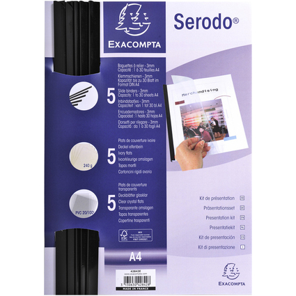 EXACOMPTA Kit de prsentation Serodo, format A4
