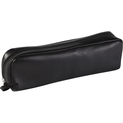 Clairefontaine Trousse rectangulaire, cuir noir