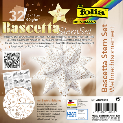 folia Feuilles de papier pliable toile Bascetta, Ornement 1