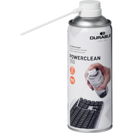 DURABLE Gaz dpoussirant "POWERCLEAN", contenu: 350 ml